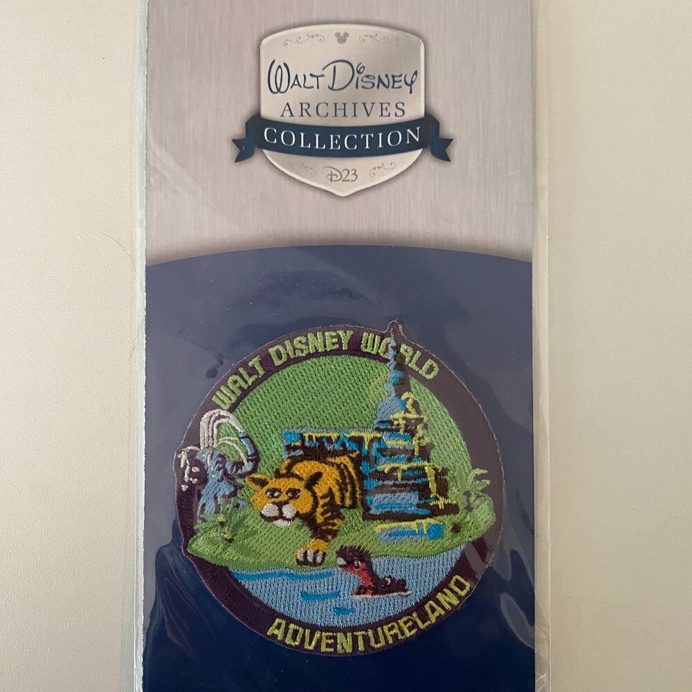 Disney Archives Collection D23 DisneyWorld Adventureland Patch NIP